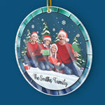Custom Photo Home Is Where Your People Are - Family Personalized Custom Ornament - Acrylic Custom Shaped - Christmas Gift For Family Members