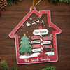 Christmas Is All About Family And Love - Family Personalized Custom Ornament - Acrylic Custom Shaped - Christmas Gift For Family Members