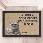 Custom Name Funny Cat Lover Gifts - Personalized Doormat