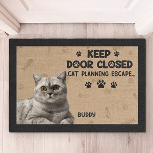 Custom Photo Home Is Where The Pet Stays - Dog & Cat Personalized Custom Home Decor Decorative Mat - Gift For Pet Owners, Pet Lovers