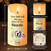 Custom Photo In Loving Memory Of A Loyal Friend - Memorial Personalized Custom LED Candle - Sympathy Gift, Christmas Gift For Pet Owners, Pet Lovers