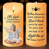 Custom Photo Life May End, But Love Doesn’t - Memorial Personalized Custom LED Candle - Sympathy Gift, Christmas Gift For Family Members