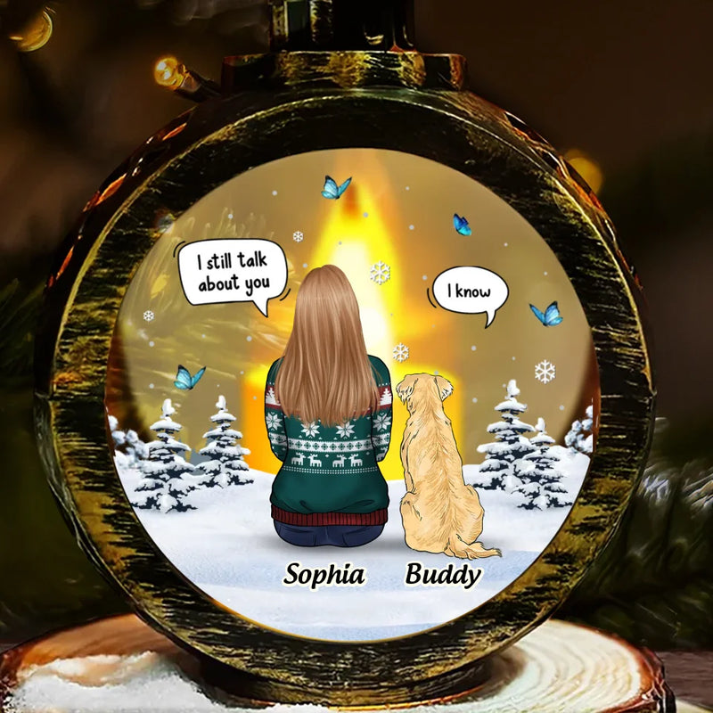 Furry Friends Fill Our Lives With Love - Memorial Personalized Custom Candlelight Lantern Ornament - Sympathy Gift, Christmas Gift For Pet Owners, Pet Lovers