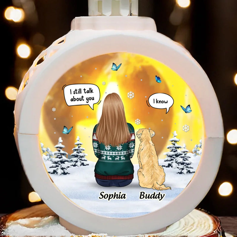 Furry Friends Fill Our Lives With Love - Memorial Personalized Custom Candlelight Lantern Ornament - Sympathy Gift, Christmas Gift For Pet Owners, Pet Lovers