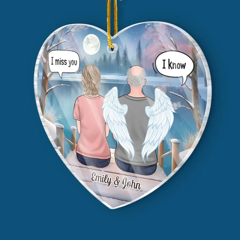 Your Presence Is Missed, Your Memory Treasured - Memorial Personalized Custom Ornament - Acrylic Custom Shaped - Sympathy Gift, Christmas Gift For Family Members