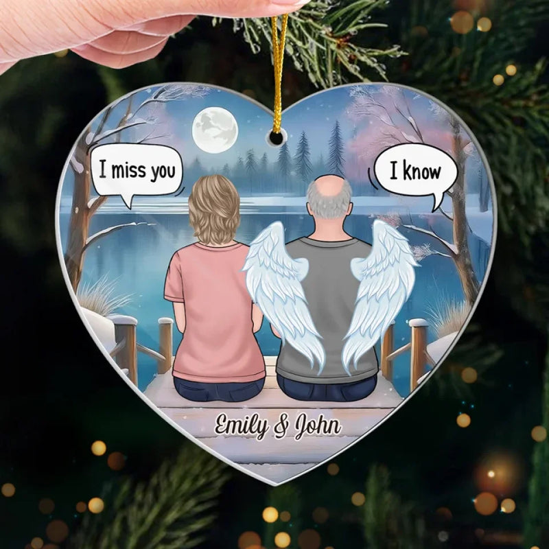 Your Presence Is Missed, Your Memory Treasured - Memorial Personalized Custom Ornament - Acrylic Custom Shaped - Sympathy Gift, Christmas Gift For Family Members