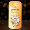 Custom Photo Forever In My Heart - Memorial Personalized Custom LED Candle - New Arrival, Sympathy Gift, Christmas Gift For Family Members
