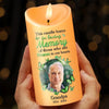 Custom Photo In Our Hearts, You Will Always Stay - Memorial Personalized Custom LED Candle - New Arrival, Sympathy Gift, Christmas Gift For Family Members