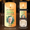 Custom Photo In Our Hearts, You Will Always Stay - Memorial Personalized Custom LED Candle - New Arrival, Sympathy Gift, Christmas Gift For Family Members