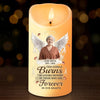 Custom Photo Love Knows No End - Memorial Personalized Custom LED Candle - New Arrival, Sympathy Gift, Christmas Gift For Family Members