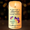 Those Who Touch Our Lives, Stay In Our Hearts Forever - Memorial Personalized Custom LED Candle - New Arrival, Christmas Gift, Sympathy Gift For Family Members