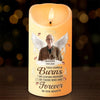Custom Photo Love Knows No End - Memorial Personalized Custom LED Candle - New Arrival, Sympathy Gift, Christmas Gift For Family Members