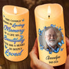 Custom Photo Your Life Was A Blessing, Your Memory A Treasure - Memorial Personalized Custom LED Candle - New Arrival, Christmas Gift, Sympathy Gift For Family Members
