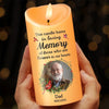Custom Photo Part Of Me Went With You, Wherever You May Roam - Memorial Personalized Custom LED Candle - New Arrival, Sympathy Gift, Christmas Gift For Family Members