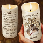 Custom Photo Forever Missed - Memorial Personalized Custom LED Candle - Sympathy Gift, Christmas Gift, New Arrival Gift For Cat Lovers, Pet Lovers