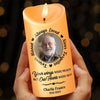 Custom Photo Forever In Our Hearts - Memorial Personalized Custom LED Candle - New Arrival, Christmas Gift, Sympathy Gift For Family Members