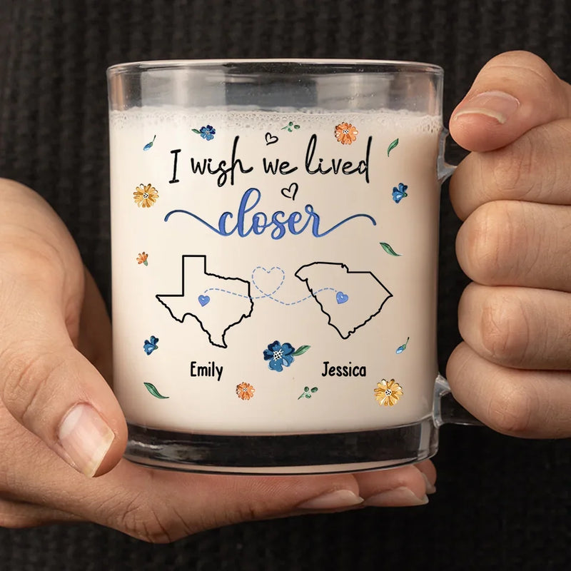 A Sweet Friendship Refreshes The Souls - Bestie Personalized Custom Glass Mug - Gift For Best Friends, BFF, Sisters