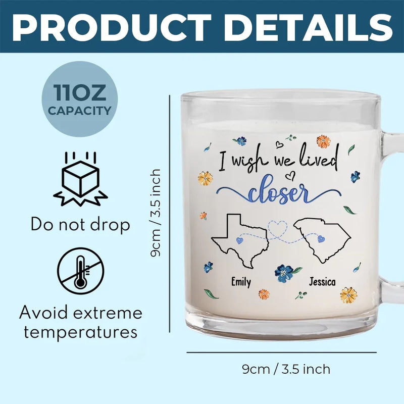 A Sweet Friendship Refreshes The Souls - Bestie Personalized Custom Glass Mug - Gift For Best Friends, BFF, Sisters