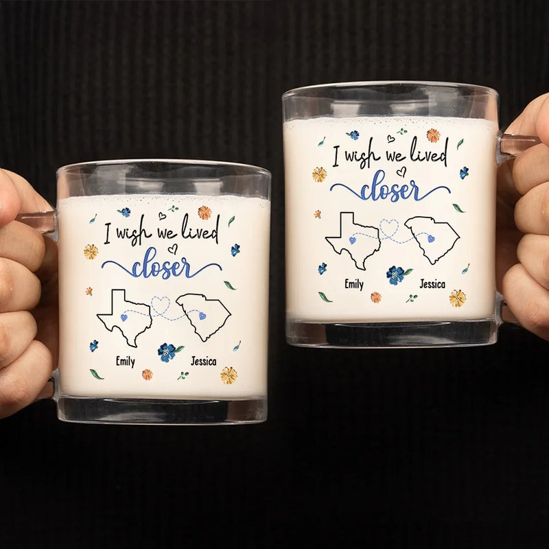 A Sweet Friendship Refreshes The Souls - Bestie Personalized Custom Glass Mug - Gift For Best Friends, BFF, Sisters
