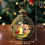 Custom Pet Memorial Gifts - Personalized Candlelight Lantern Ornament