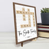 The Warmth Of Family Gatherings - Family Personalized Custom 2-Layered Wooden Plaque With Stand - Christmas Gift For Family Members