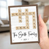 The Warmth Of Family Gatherings - Family Personalized Custom 2-Layered Wooden Plaque With Stand - Christmas Gift For Family Members
