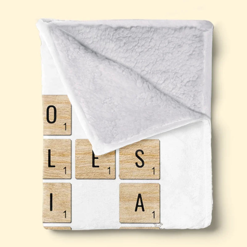 Christmas Is A Time For Family And Love - Family Personalized Custom Blanket - Christmas Gift For Family Members