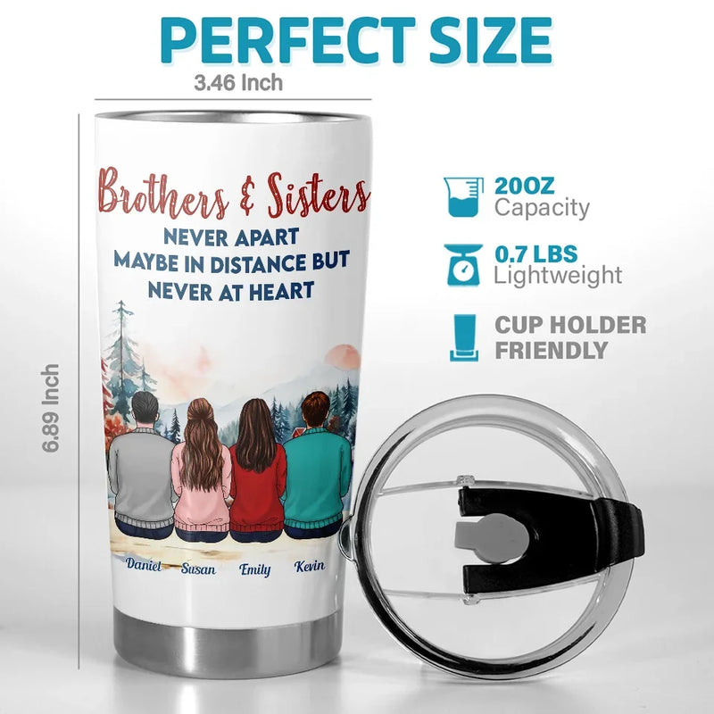 The Greatest Gift Our Parents Gave Us Was Each Other - Family Personalized Custom Tumbler - Christmas Gift For Family Members, Siblings, Brothers, Sisters