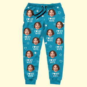 Custom Photo Every Day, I Love You - Couple Personalized Custom Pajama Pants - Christmas Gift For Husband Wife, Anniversary