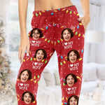 Custom Wife Photo Christmas Gifts for Husbands - Personalized Lounge & Sweatpants