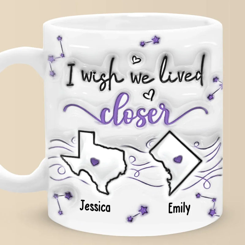 A True Friend Is One Soul In Two Bodies - Bestie Personalized Custom 3D Inflated Effect Printed Mug - Christmas Gift For Best Friends, BFF, Sisters