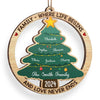 A Family Is The Sparkle On The Christmas Tree Of Life - Family Personalized Custom Ornament - Wood Custom Shaped - Christmas Gift For Family Members