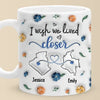 Long Distance I Found A Sister By Heart - Bestie Personalized Custom 3D Inflated Effect Printed Mug - Gift For Best Friends, BFF, Sisters