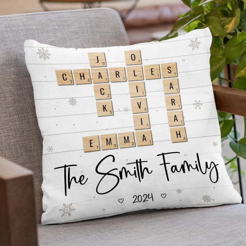 Finding Strength In The Bond Of Family - Family Personalized Custom Pillow - Christmas Gift For Family Members