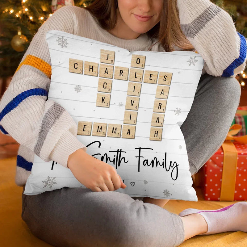 Finding Strength In The Bond Of Family - Family Personalized Custom Pillow - Christmas Gift For Family Members