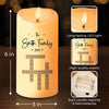 Christmas Adds To The Warmth Of Family Love - Family Personalized Custom LED Candle - Christmas Gift For Family Members