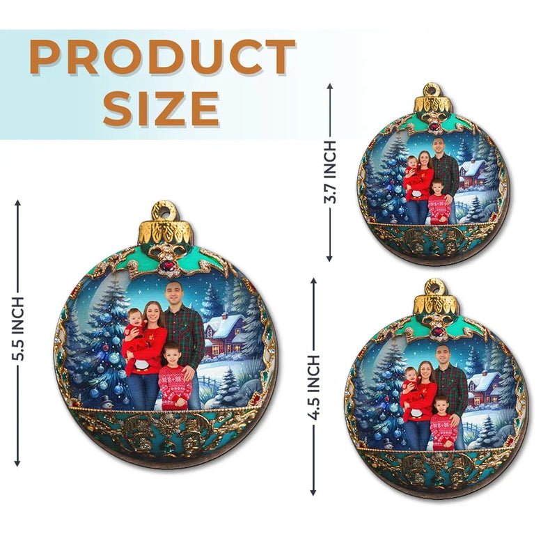 Custom Photo Family Makes Christmas Special - Family Personalized Custom Ornament - Wood Custom Shaped - Christmas Gift For Family Members