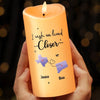 Distance Means Nothing To True Friends - Bestie Personalized Custom LED Candle - Christmas Gift For Best Friends, BFF, Sisters