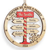 Together We Make A Family - Family Personalized Custom Ornament - Wood Custom Shaped - Christmas Gift For Family Members