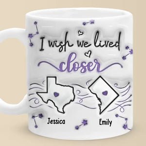 A True Friend Is One Soul In Two Bodies - Bestie Personalized Custom 3D Inflated Effect Printed Mug - Christmas Gift For Best Friends, BFF, Sisters