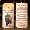 Your Love Is My Greatest Treasure - Couple Personalized Custom LED Candle - Christmas Gift For Husband Wife, Anniversary