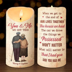 Your Love Is My Greatest Treasure - Couple Personalized Custom LED Candle - Christmas Gift For Husband, Wife, Couple