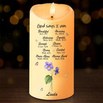 You Are My Favorite Flower - Bestie Personalized Custom LED Candle - Christmas Gift For Best Friends, BFF, Sisters