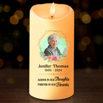 Custom Photo You Are Not Missed - Memorial Personalized Custom LED Candle - Sympathy Gift, Christmas Gift For Family Members