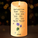 You Are My Favorite Flower - Bestie Personalized Custom LED Candle - Christmas Gift For Best Friends, BFF, Sisters