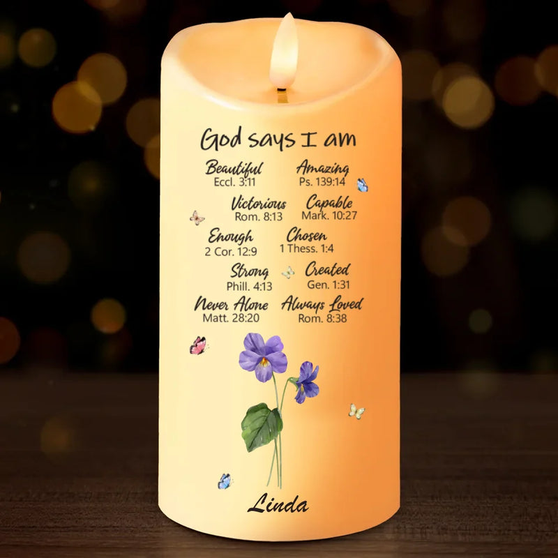 You Are My Favorite Flower - Bestie Personalized Custom LED Candle - Christmas Gift For Best Friends, BFF, Sisters