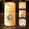Custom Photo In Loving Memory Of A Gentle Soul - Memorial Personalized Custom LED Candle - Sympathy Gift, Christmas Gift For Family Members