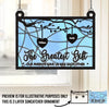 The Greatest Gift Our Parents Gave Us - Family Personalized Window Hanging Suncatcher - Gift For Family Members