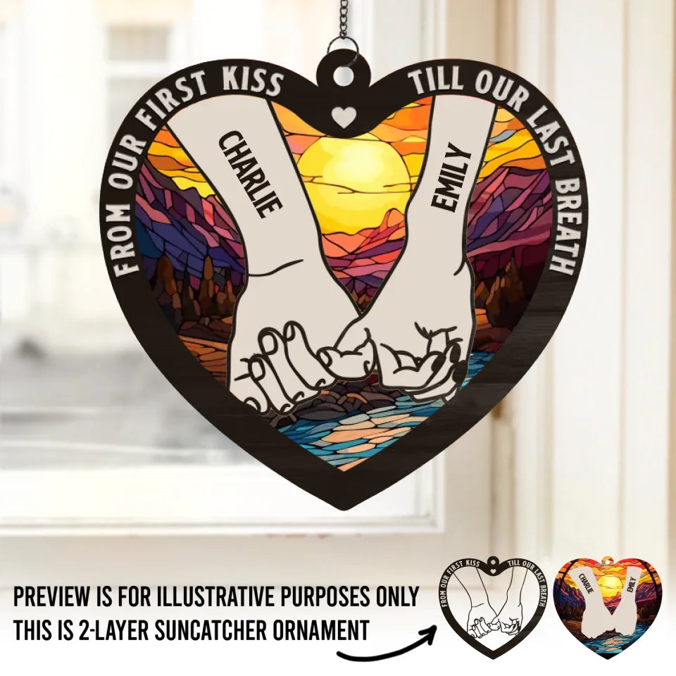 thumbnail image 2 of Forever In Our Hearts-Personalized Pet Memorial Sun Catcher With Photo 2 of 9