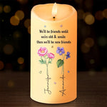Custom Name Funny Best Friend Gifts - Personalized LED Candle